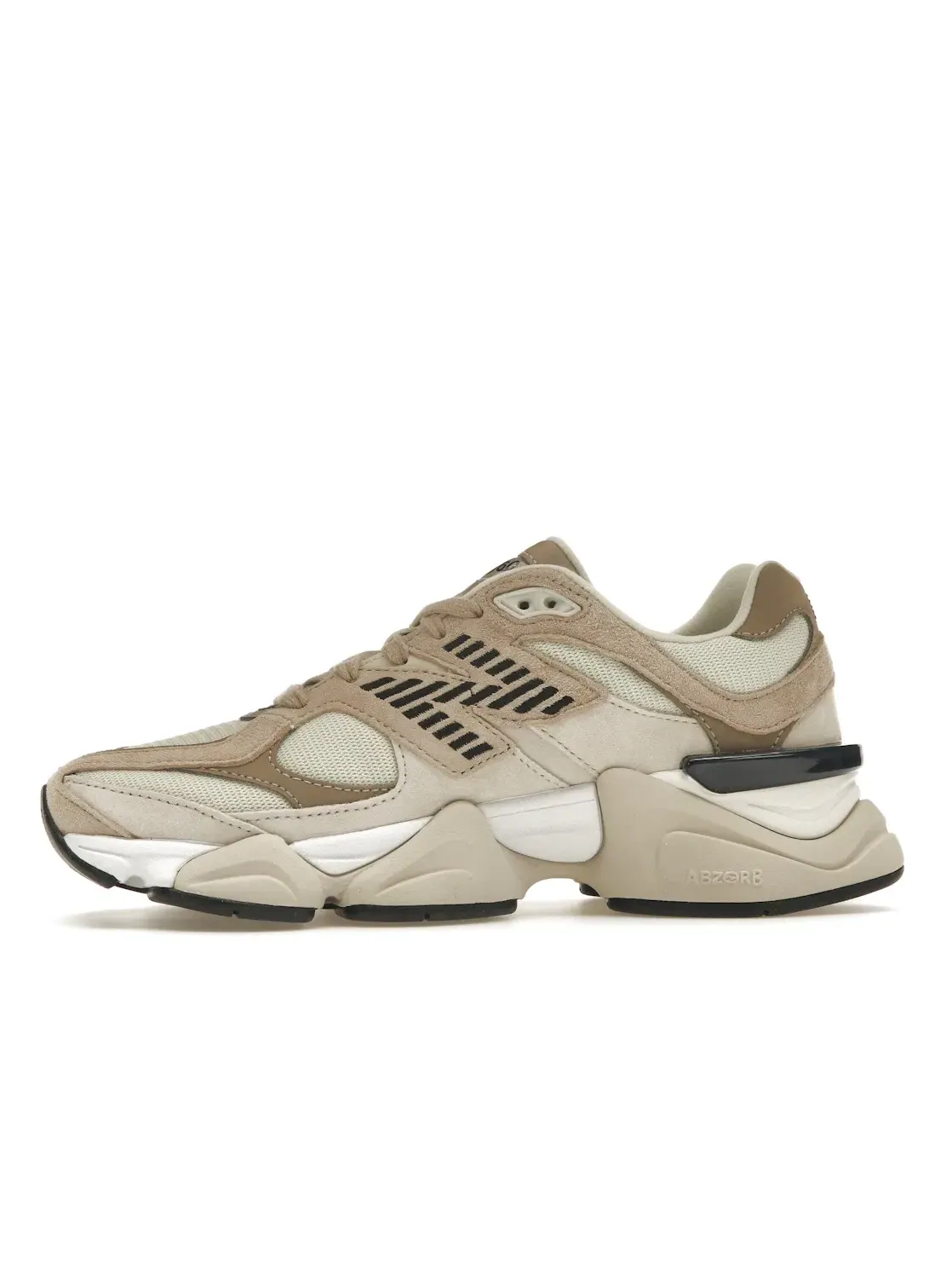 Мужские кроссовки Lifestyle New Balance 9060 — изображение 3 из 4, бежевый кремовый черный