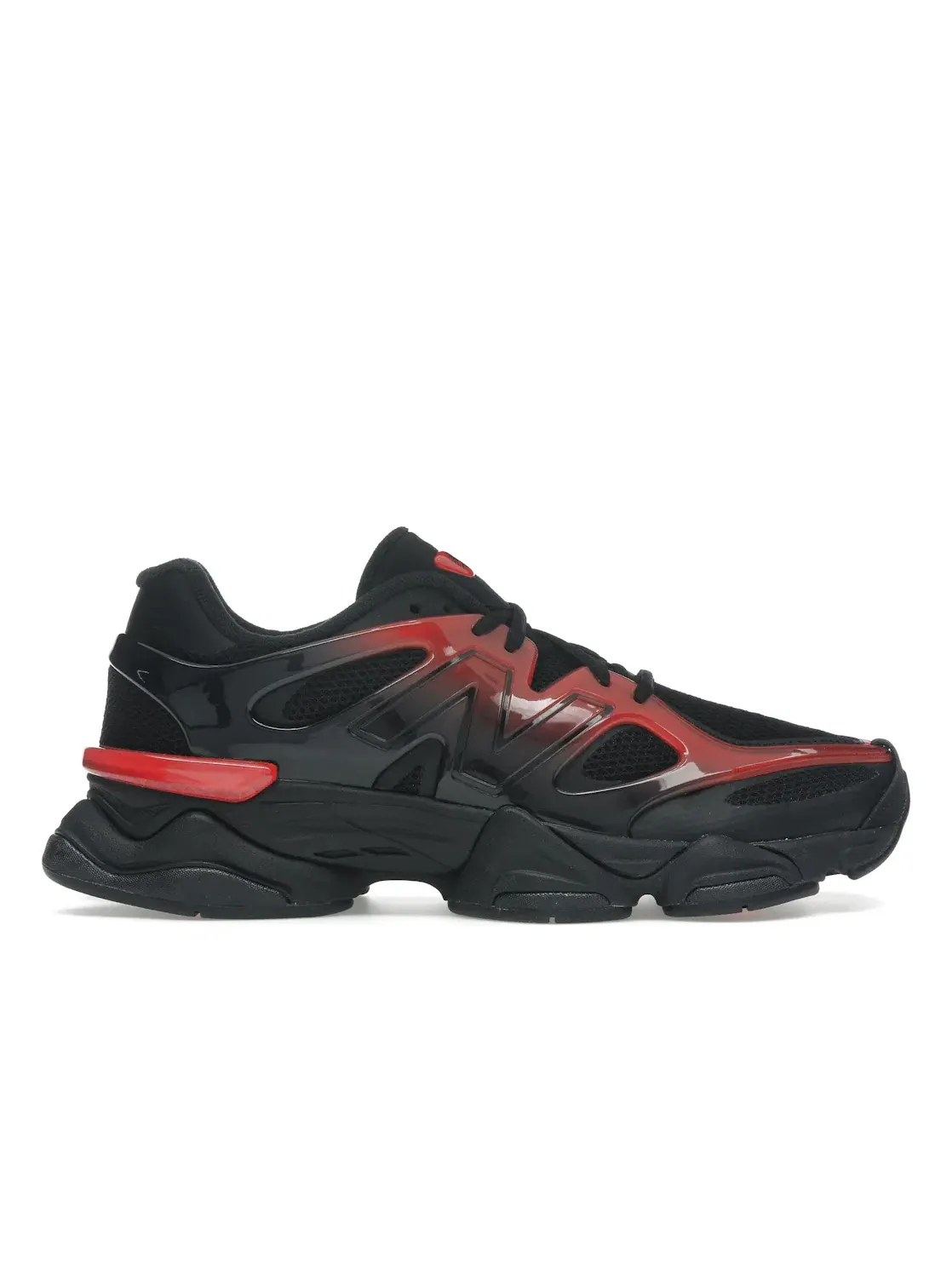 Мужские кроссовки с сетчатым верхом New Balance 9060 — изображение 1 из 4, черный/красный