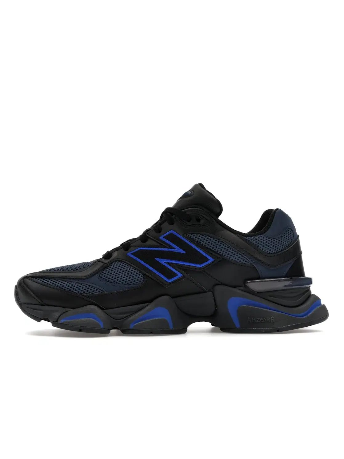 Мужские кроссовки Lifestyle с ретро-дизайном New Balance 9060 — изображение 3 из 4, черный/винтажный индиго