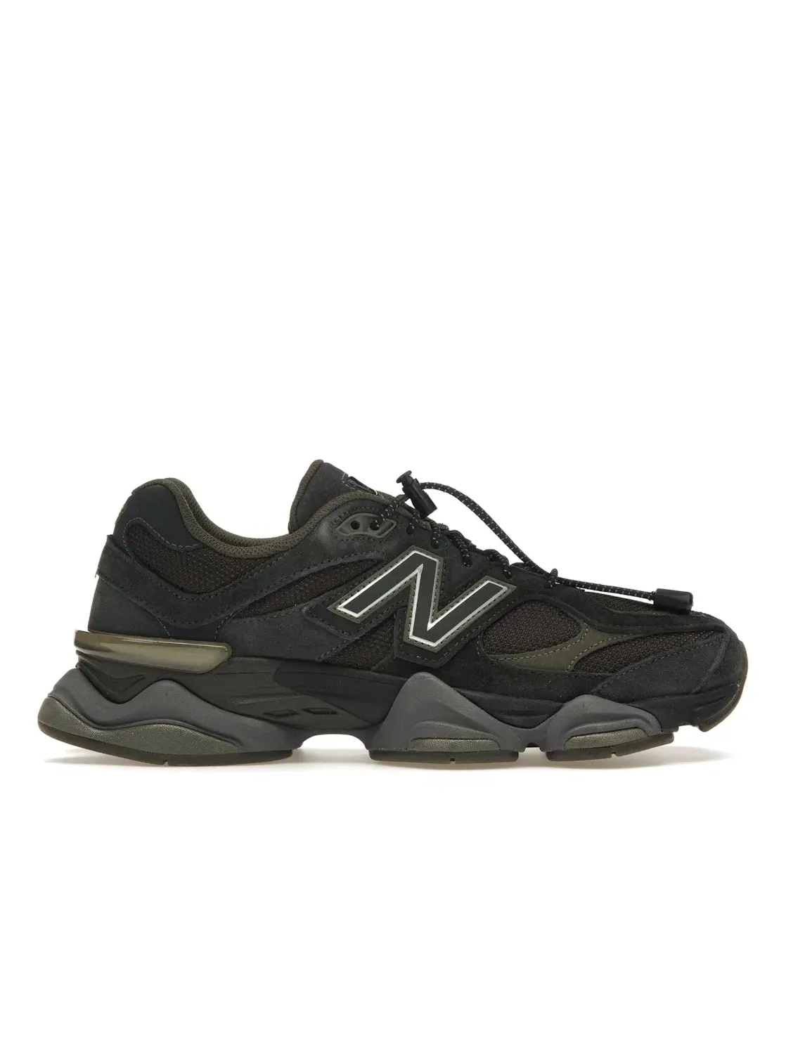 Мужские кроссовки ретро-футуристические New Balance 9060 Blacktop, Blacktop/Dark Moss — изображение 1 из 4