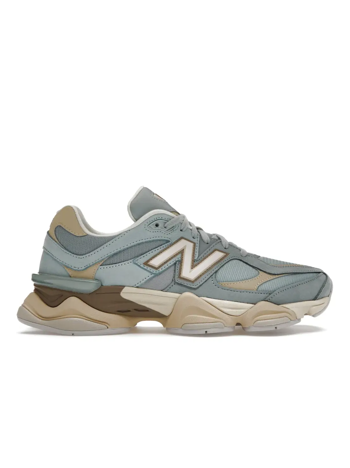 Кроссовки для повседневной носки New Balance 9060 Blue Haze New Balance — изображение 1 из 4, синий/бежевый