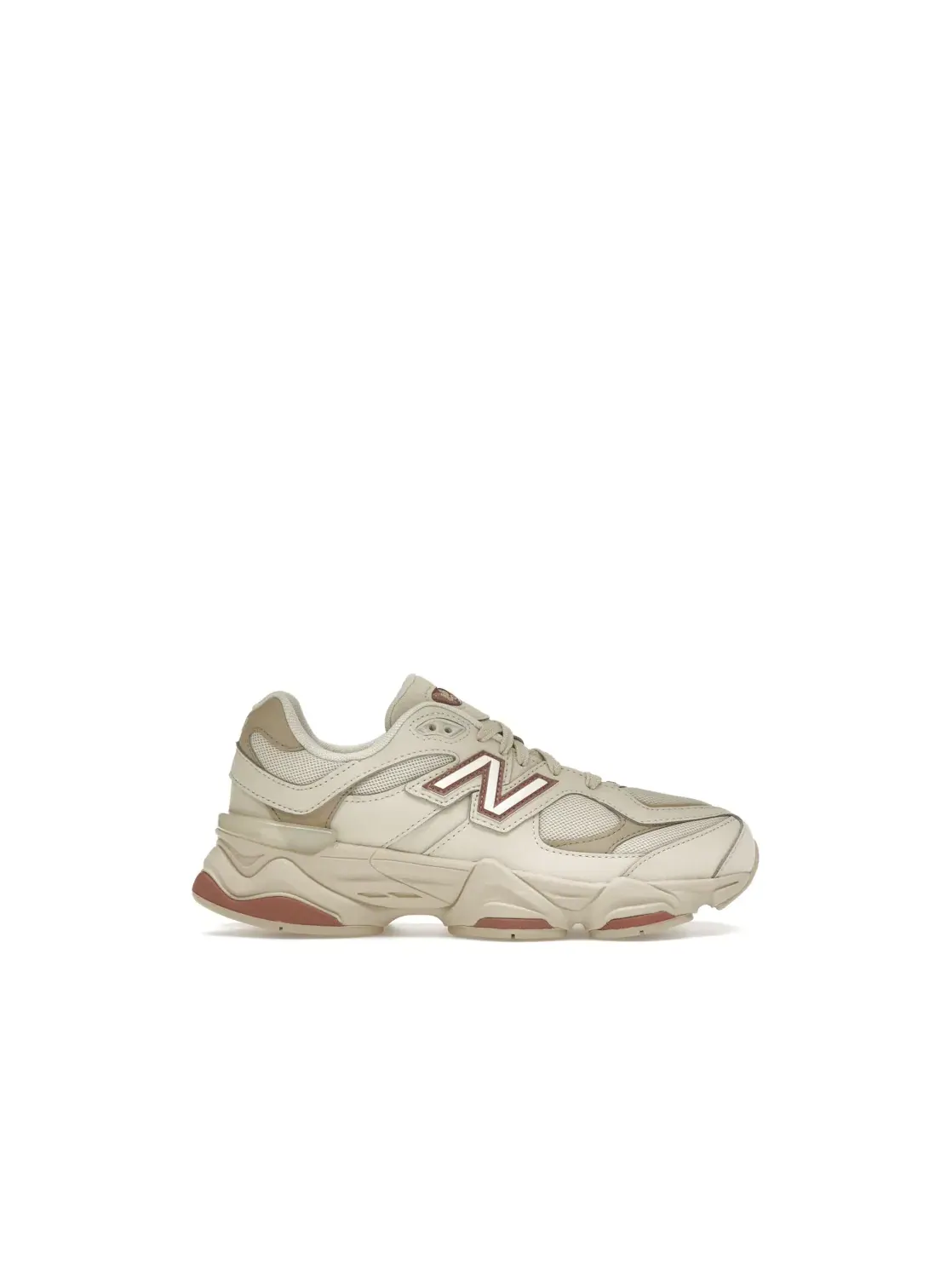 Детские кроссовки Lifestyle с мягкой амортизацией New Balance 9060 — изображение 1 из 4, коричневый