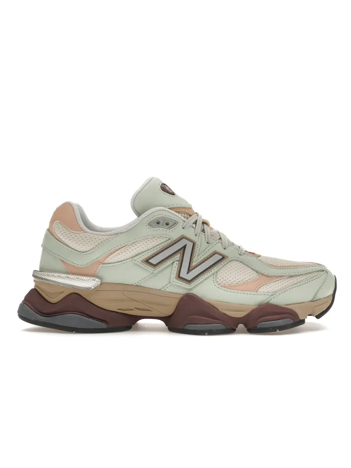 Мужские кроссовки lifestyle с принтом New Balance 9060 — изображение 1 из 4, темный винтажный розовый