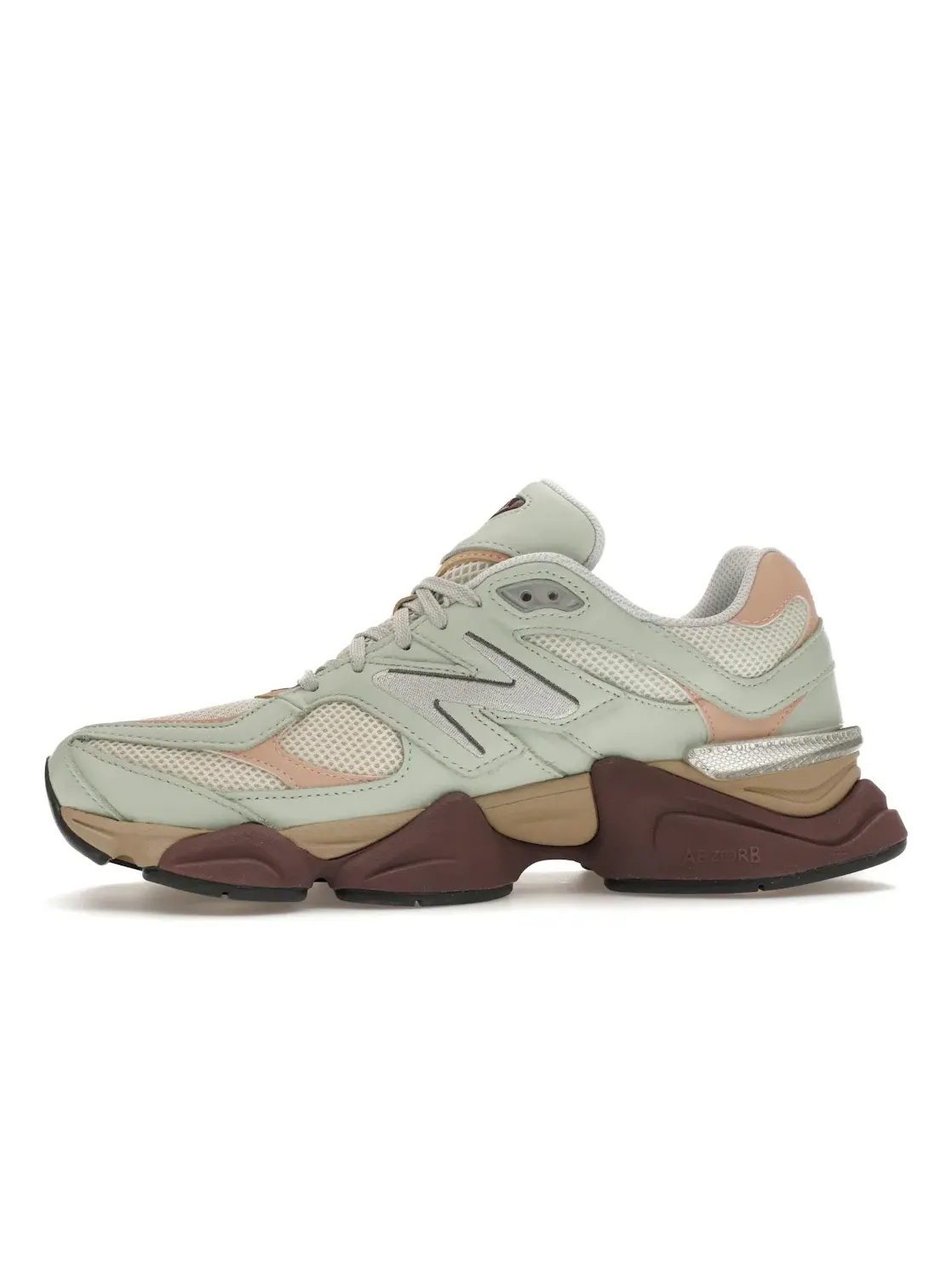 Мужские кроссовки lifestyle с принтом New Balance 9060 — изображение 3 из 4, темный винтажный розовый