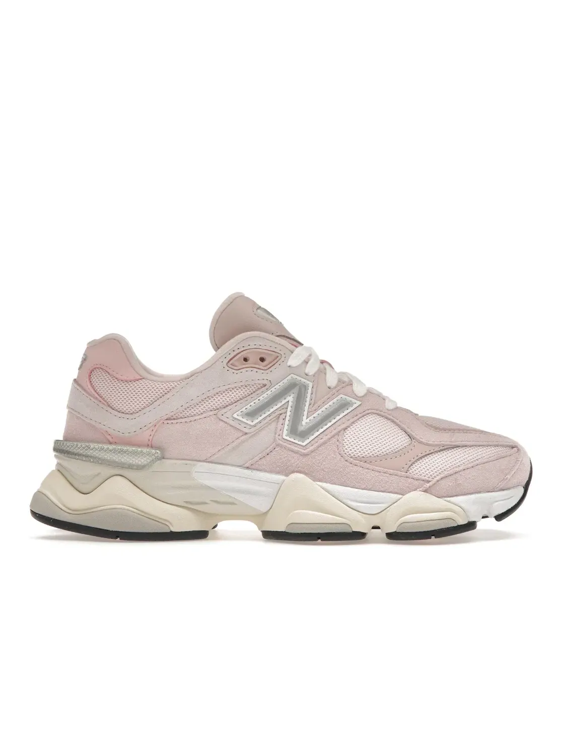 Мужские кроссовки с технологичной подошвой New Balance 9060 — изображение 1 из 4, розовый/белый