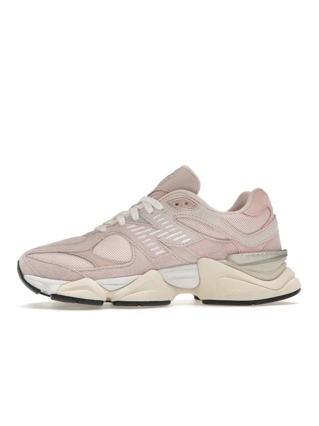 Мужские кроссовки с технологичной подошвой New Balance 9060 — изображение 3 из 4, розовый/белый