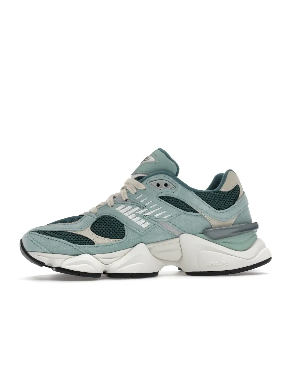 Мужские кроссовки Lifestyle с амортизацией New Balance 9060, New Spruce/Salt Marsh/Turtledove — изображение 3 из 4