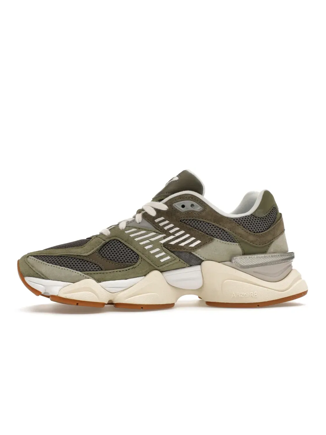 Мужские кроссовки Lifestyle New Balance 9060 — изображение 3 из 4, зеленый серый