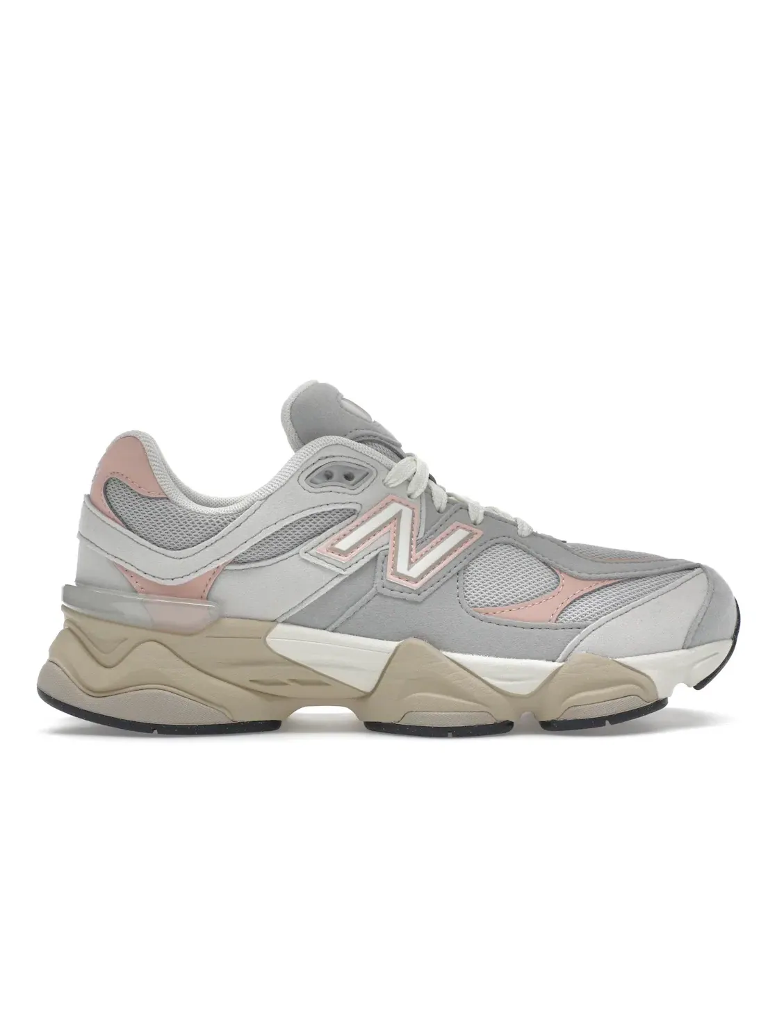 Детские кроссовки Lifestyle New Balance 9060 — изображение 1 из 4, серый/розовый