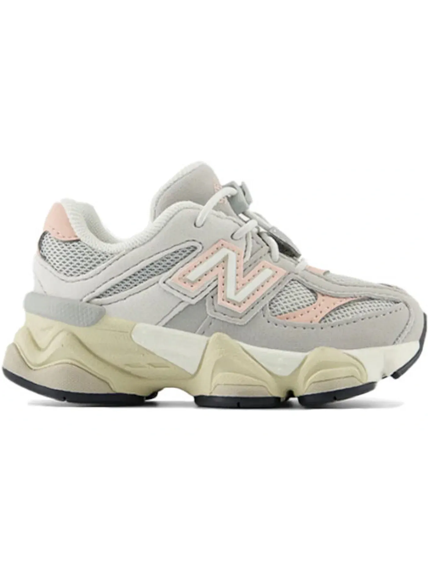 Детские кроссовки Lifestyle New Balance 9060 — изображение 1 из 1, серый/розовый