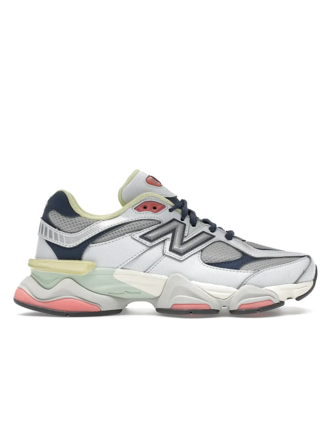 Мужские кроссовки Lifestyle New Balance 9060 — изображение 1 из 4, серый/желтый/темно-синий