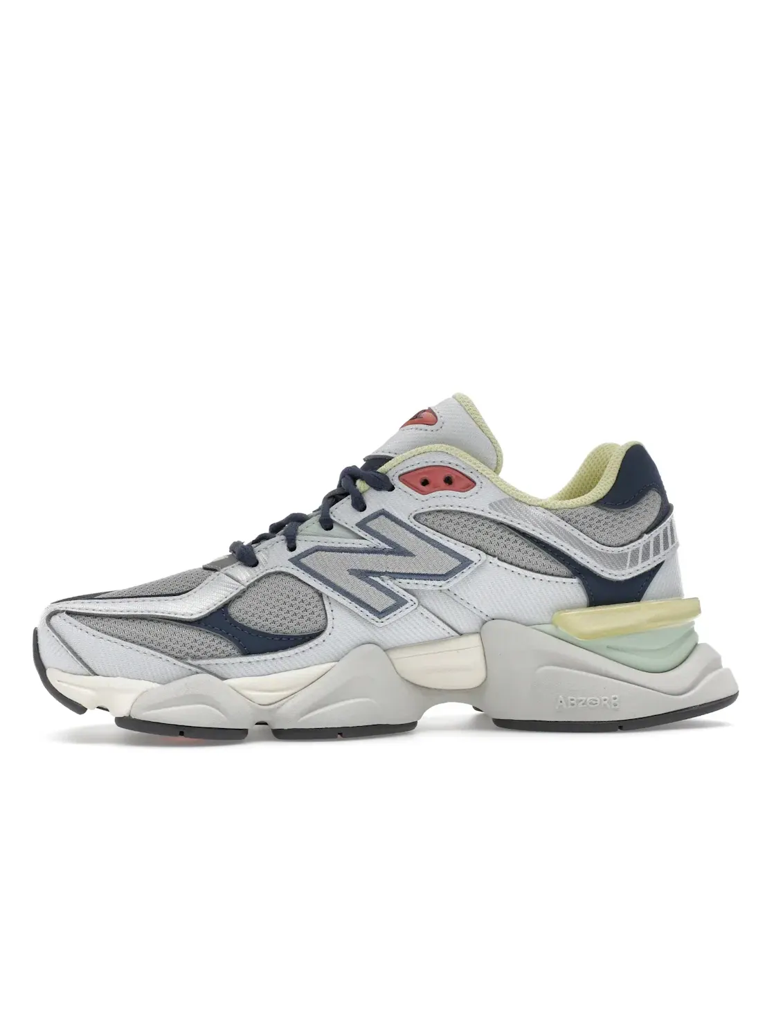Мужские кроссовки Lifestyle New Balance 9060 — изображение 3 из 4, серый/желтый/темно-синий