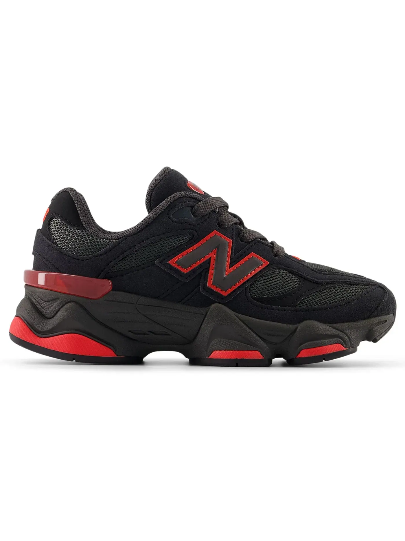 Детские кроссовки Lifestyle New Balance 9060 Lace — изображение 1 из 1, черный/красный