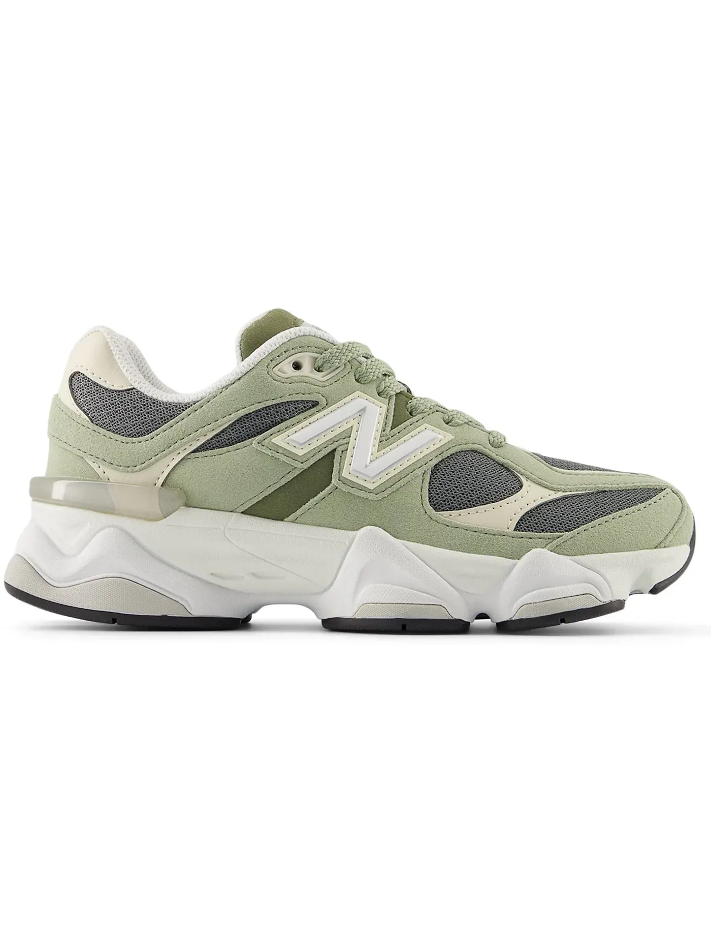 Детские кроссовки Lifestyle с принтом New Balance 9060 Lace — изображение 1 из 1, белый
