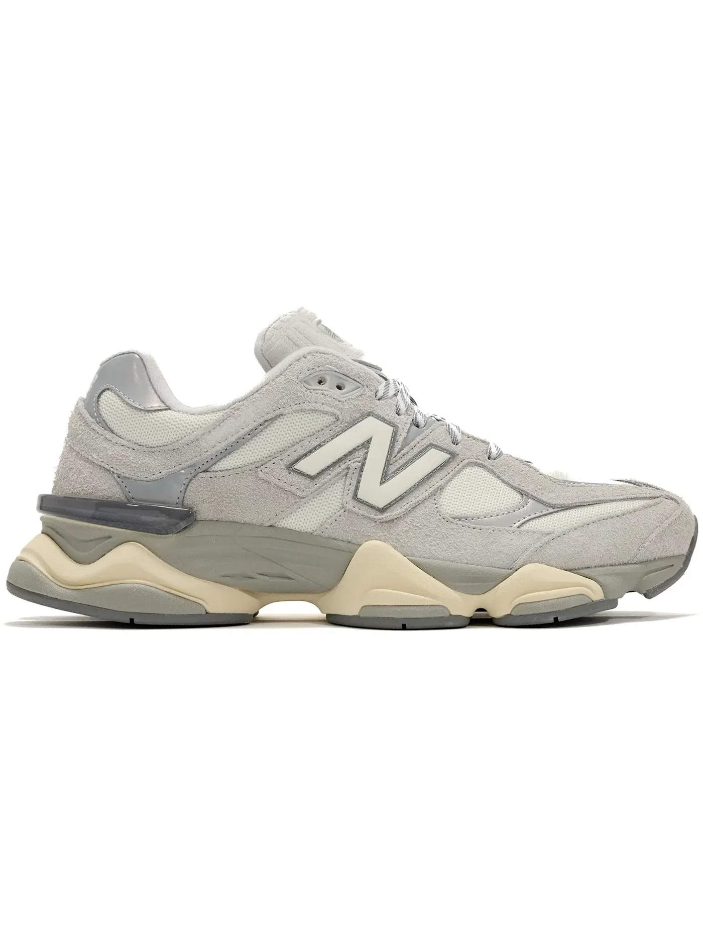 Мужские кроссовки с амортизацией New Balance 9060 — изображение 1 из 1, светлый серый белый