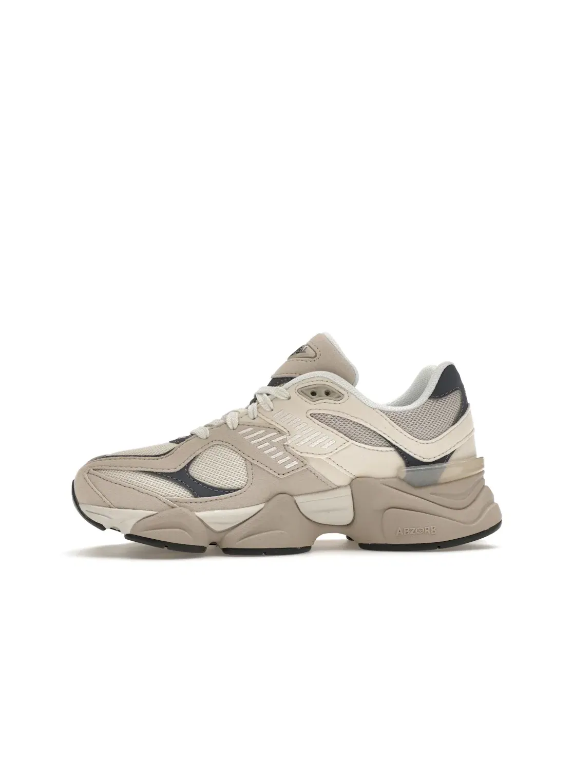 Детские кроссовки Lifestyle с волнистой подошвой New Balance 9060 Moonrock Linen, Moonrock Linen — изображение 3 из 4