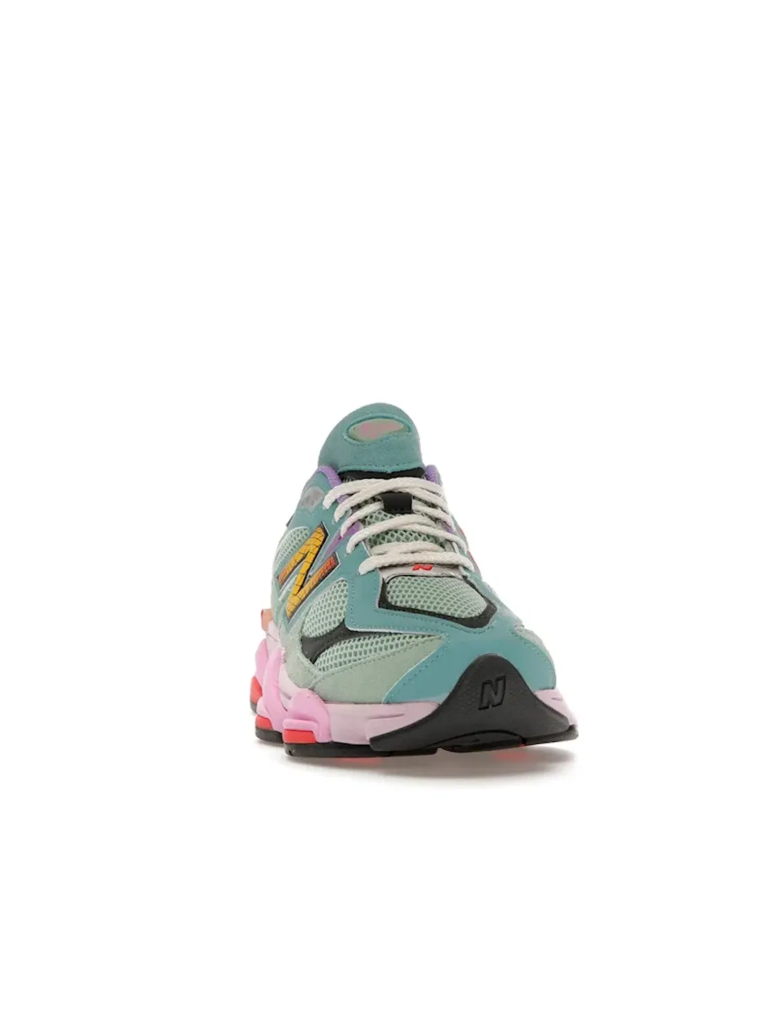 Мужские кроссовки с принтом New Balance 9060 New Balance — изображение 2 из 4, зеленый красный