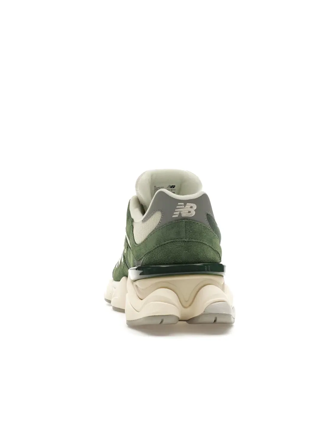 Мужские кроссовки с зеленым верхом New Balance 9060 — изображение 4 из 4, зеленый/кремовый