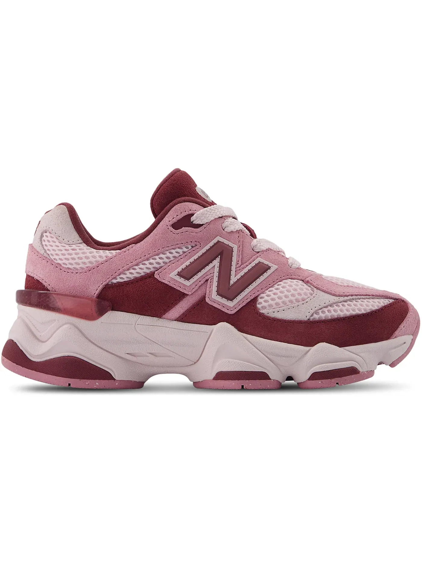 Детские кроссовки Lifestyle New Balance 9060 — изображение 1 из 1, розовый/бордовый