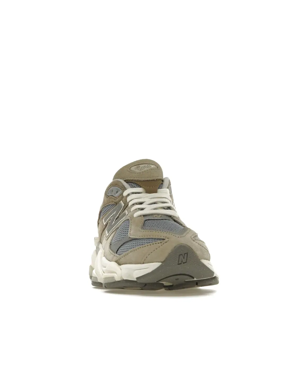 Мужские кроссовки lifestyle с замшевыми накладками New Balance 9060, Mushroom/Aluminum/Cyclone — изображение 2 из 4