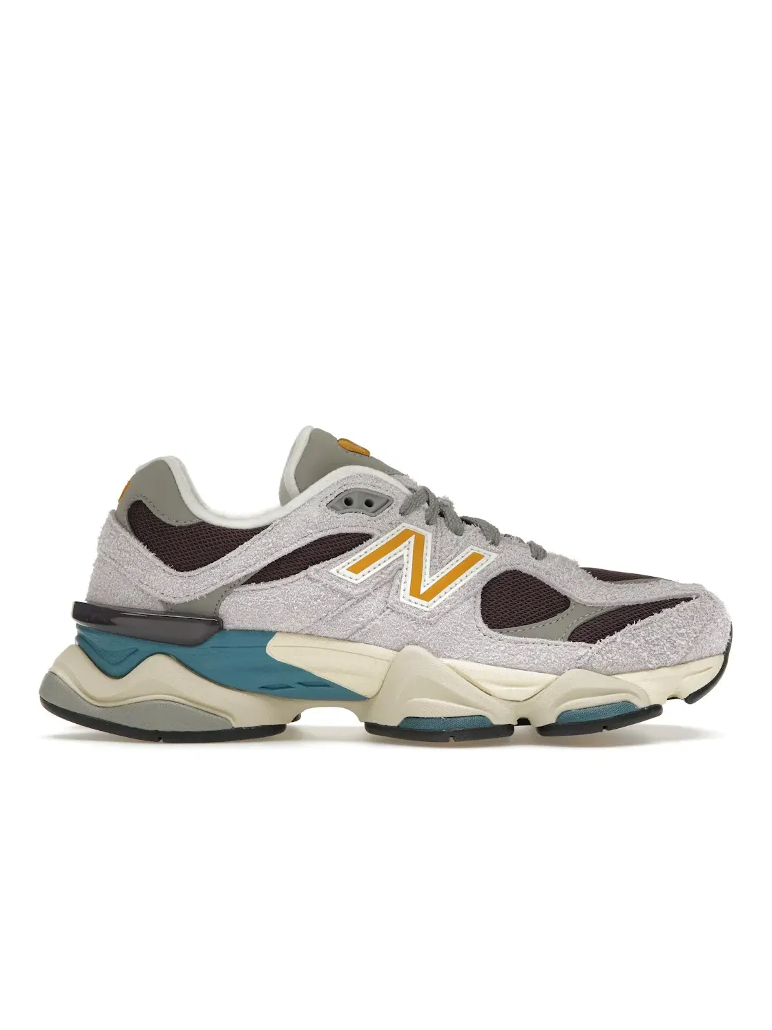 Мужские кроссовки Lifestyle с замшевыми вставками New Balance 9060 — изображение 1 из 4, коричневый