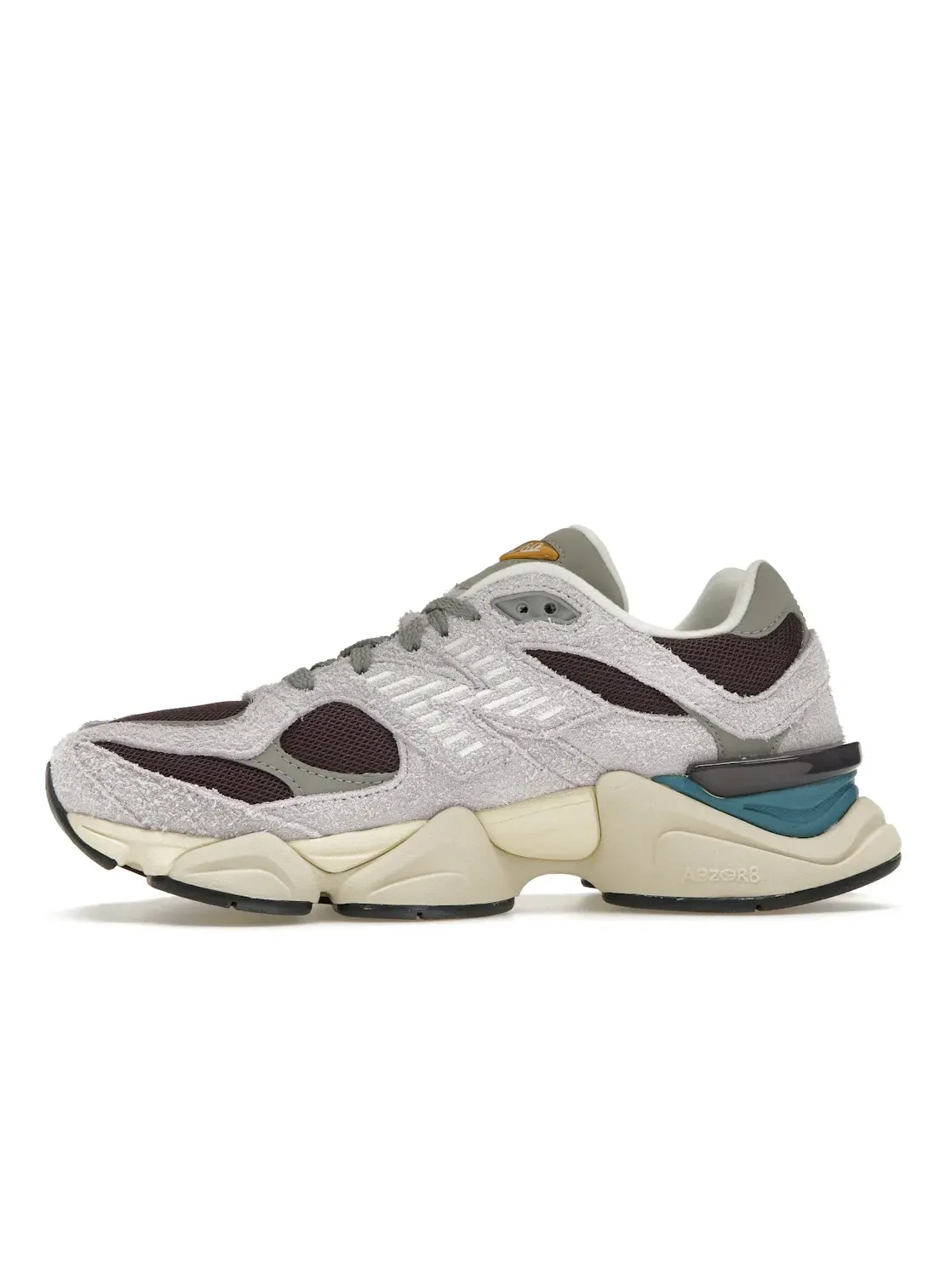 Мужские кроссовки Lifestyle с замшевыми вставками New Balance 9060 — изображение 3 из 4, коричневый