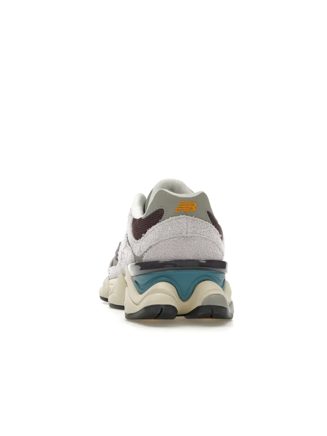 Мужские кроссовки Lifestyle с замшевыми вставками New Balance 9060 — изображение 4 из 4, коричневый
