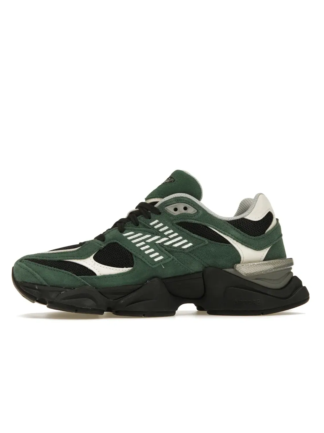 Мужские кроссовки с инновационным дизайном New Balance 9060 — изображение 3 из 4, зеленый/черный/синий
