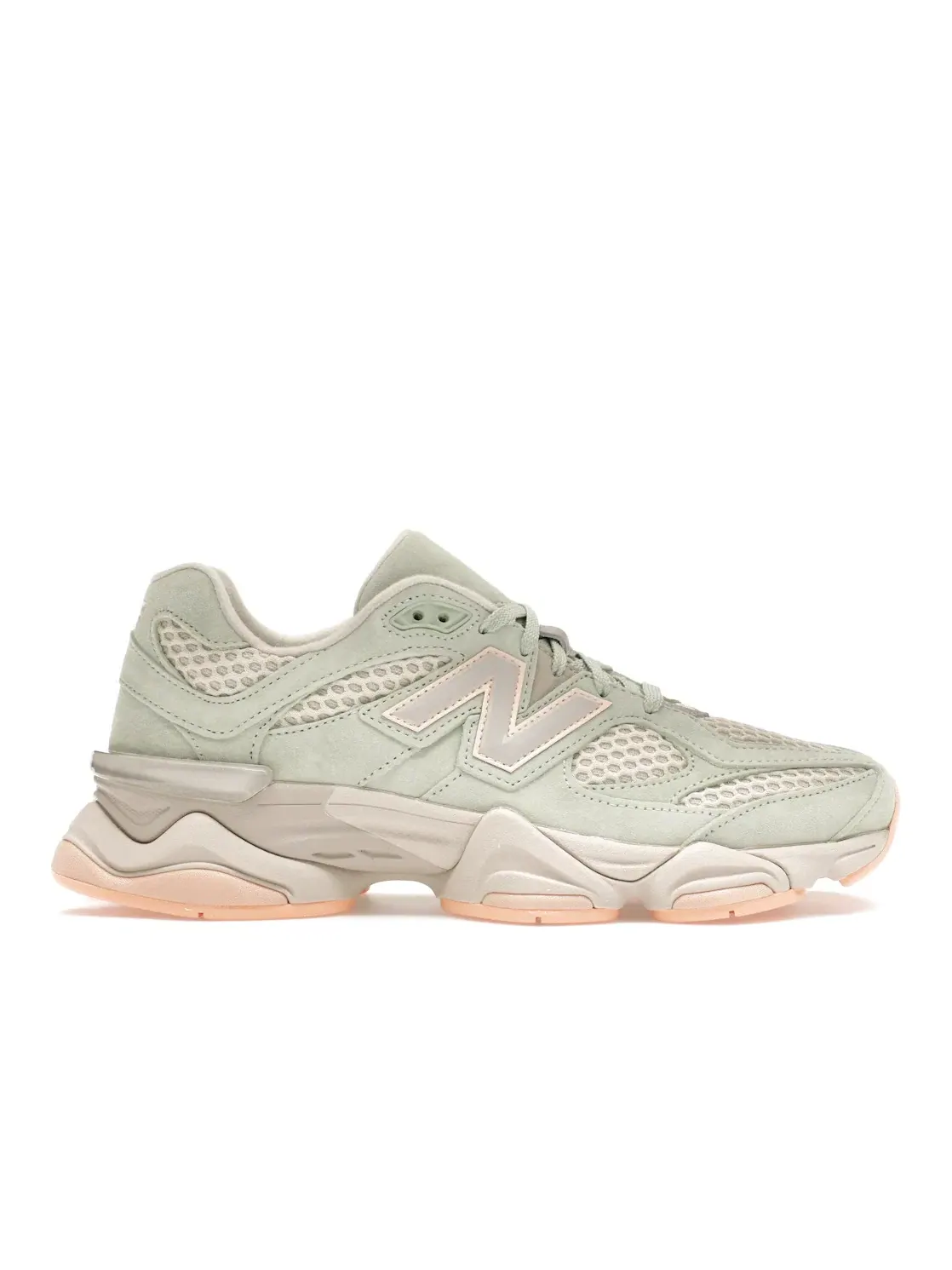 Мужские кроссовки Lifestyle New Balance 9060 The Whitaker Group Missing Pieces — изображение 1 из 4, серебристый зеленый