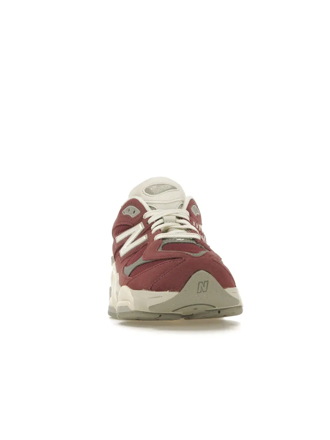 Мужские кроссовки с асимметричным дизайном New Balance 9060 — изображение 2 из 4, бордовый/кремовый/серый