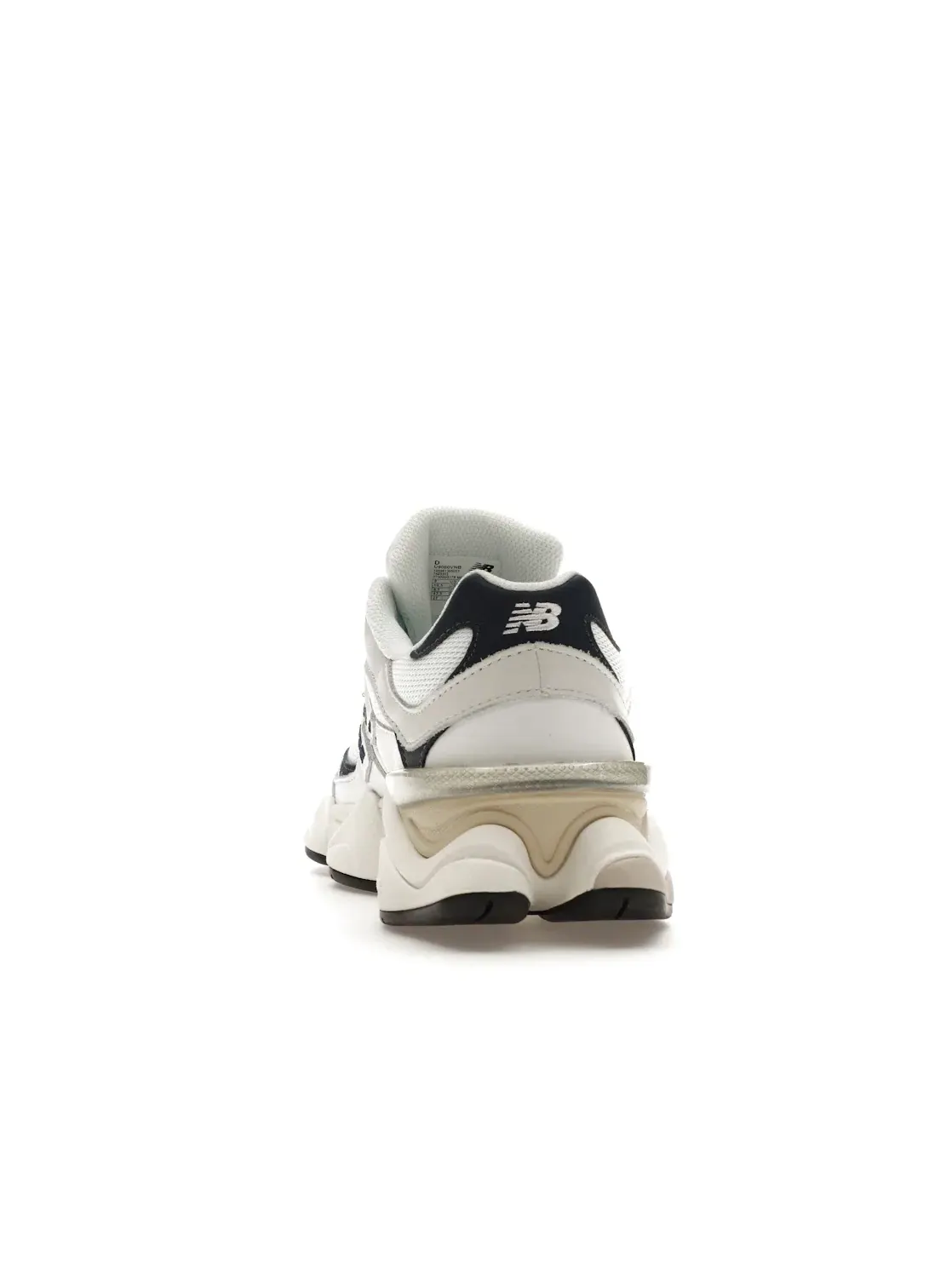 Мужские кроссовки Lifestyle с сетчатым верхом New Balance 9060 — изображение 4 из 4, белый/темно-синий