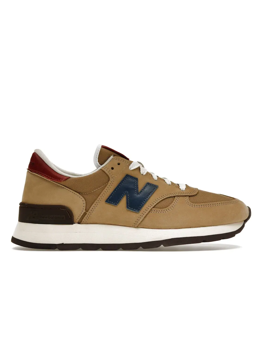 Мужские кроссовки Lifestyle New Balance 990 — изображение 1 из 4, бежевый/синий/красный