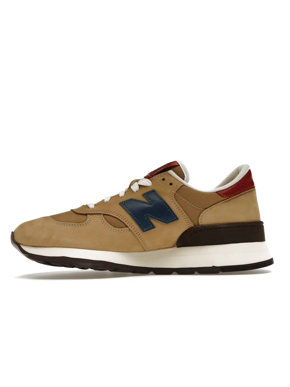 Мужские кроссовки Lifestyle New Balance 990 — изображение 3 из 4, бежевый/синий/красный