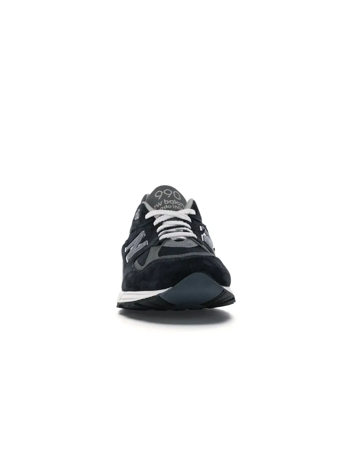 Мужские кроссовки lifestyle с замшевым верхом New Balance 990v2 — изображение 2 из 4, темно-синий/белый