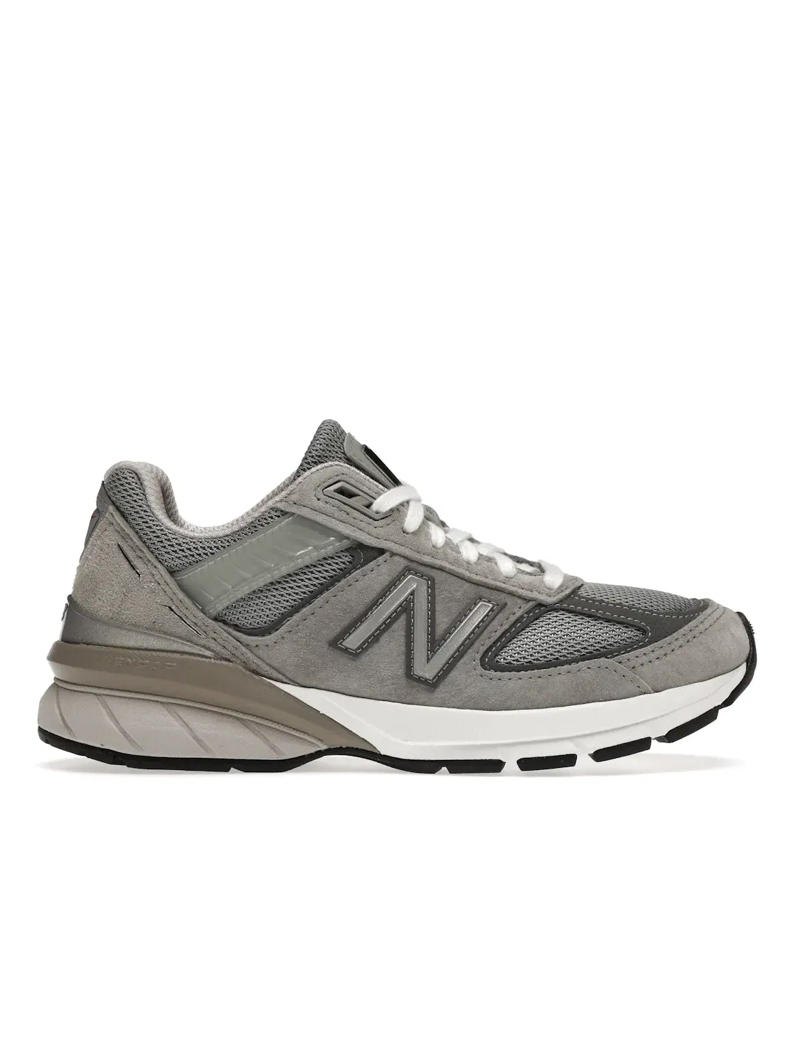 Женские кроссовки с замшевым и сетчатым верхом New Balance 990v5 — изображение 1 из 4, серый