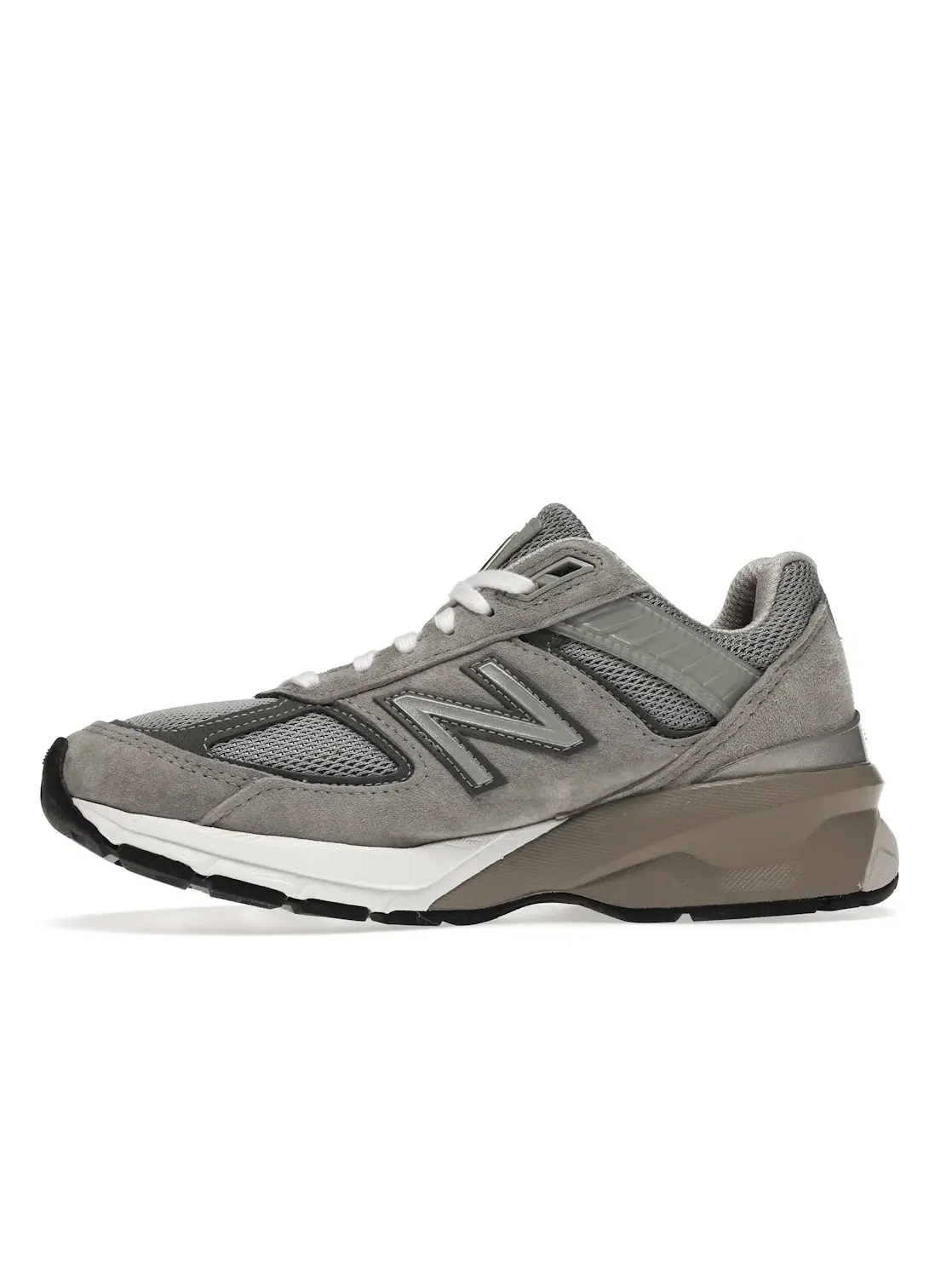 Женские кроссовки с замшевым и сетчатым верхом New Balance 990v5 — изображение 3 из 4, серый