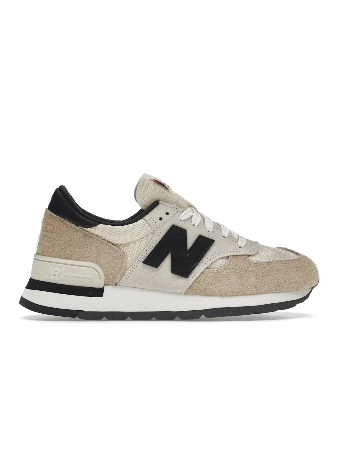 Мужские кроссовки Lifestyle с премиальной замшей New Balance 990v1, Incense/Macadamia Nut — изображение 1 из 4