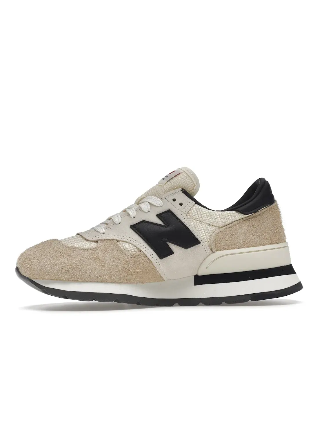 Мужские кроссовки Lifestyle с премиальной замшей New Balance 990v1, Incense/Macadamia Nut — изображение 3 из 4