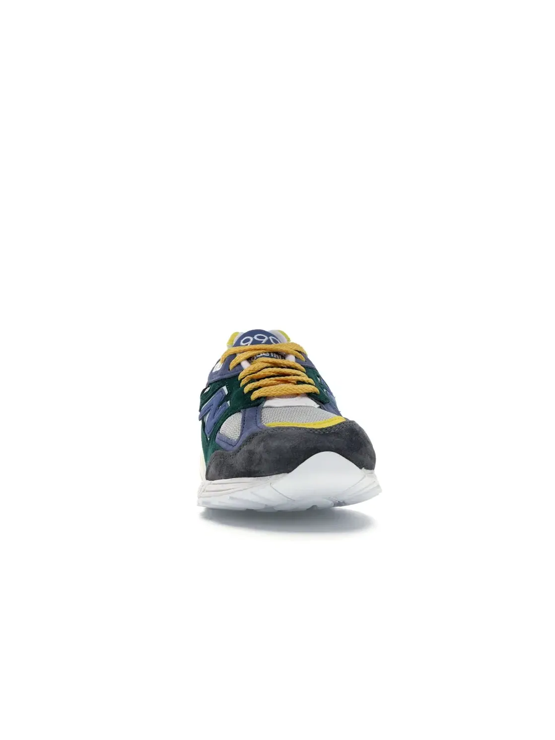 Мужские кроссовки Lifestyle New Balance 990v2 Aime Leon Dore Life in the Balance — изображение 2 из 4, серый зеленый-синий