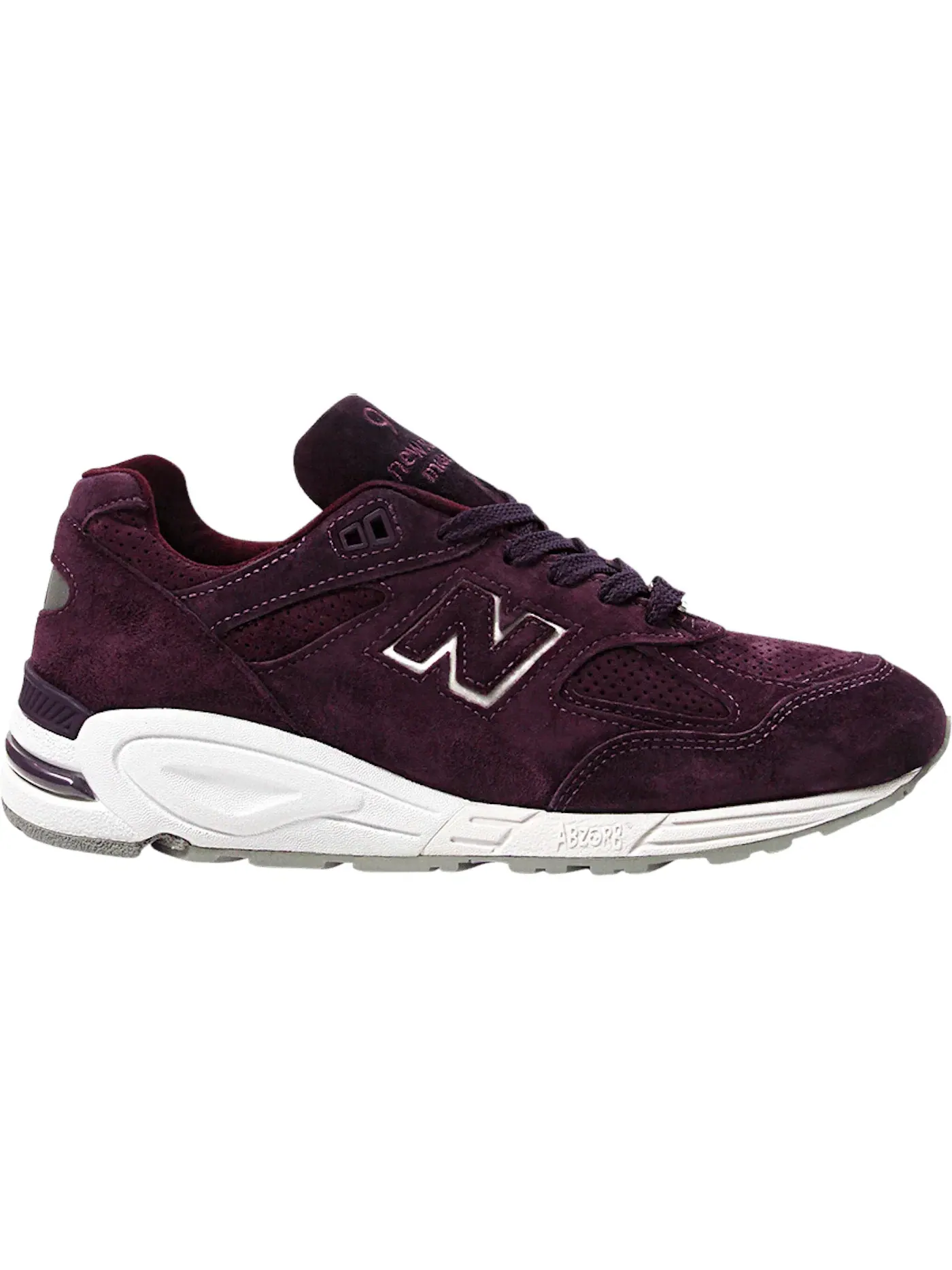 Мужские кроссовки Lifestyle New Balance 990v2 Concepts Tyrian — изображение 1 из 1, фиолетовый/белый