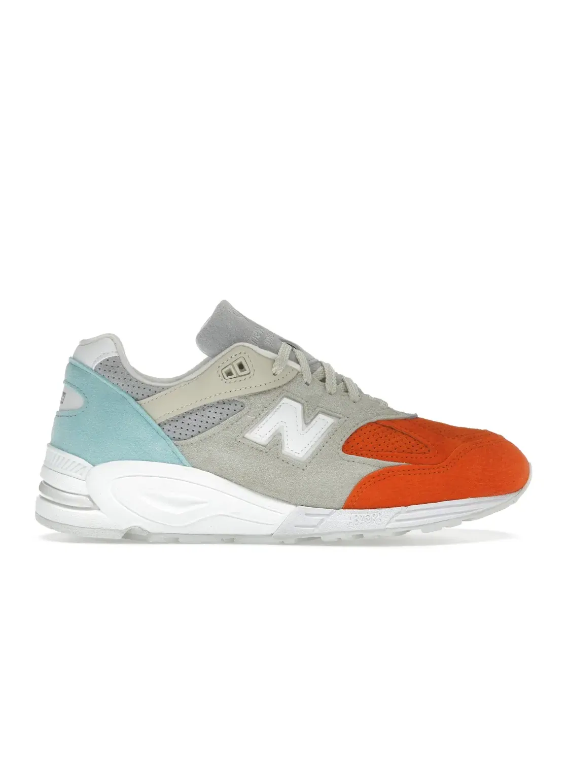 Мужские кроссовки Lifestyle с принтом New Balance 990v2 New Balance, Rust/Parchment — изображение 1 из 4
