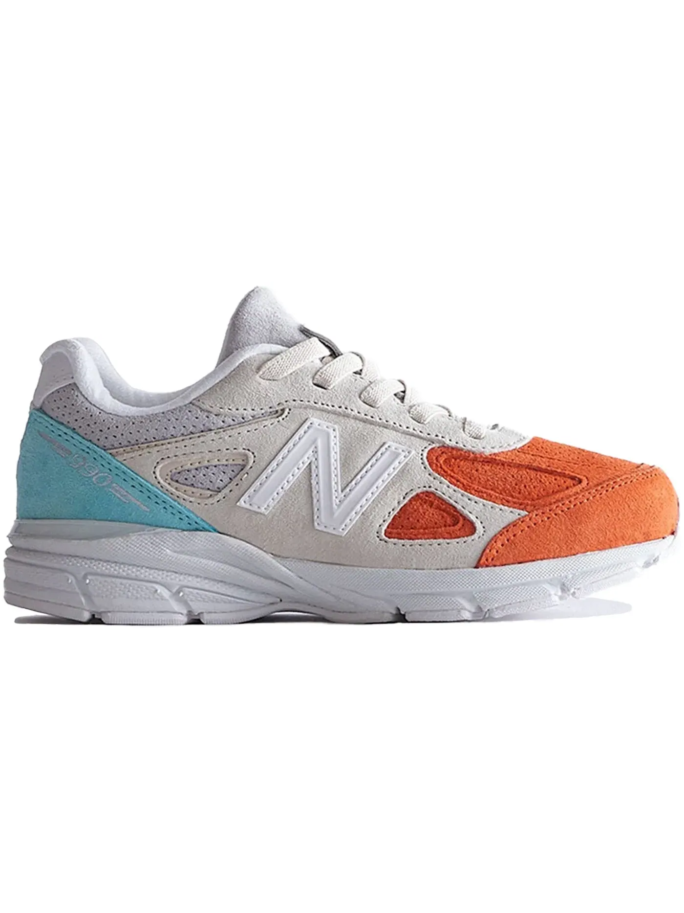 Детские кроссовки Lifestyle New Balance 990v4 Kith Cyclades, Rust Parchment — изображение 1 из 1