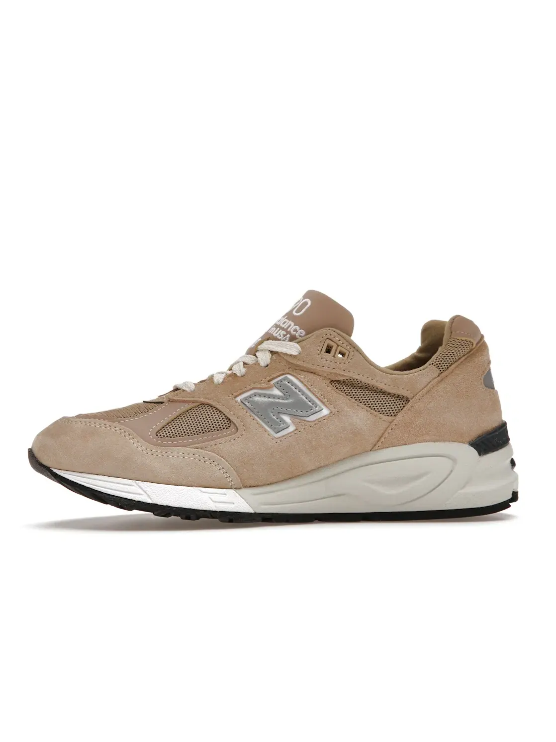 Мужские кроссовки Lifestyle New Balance 990v2 Kith Tannin — изображение 3 из 4, серебристый