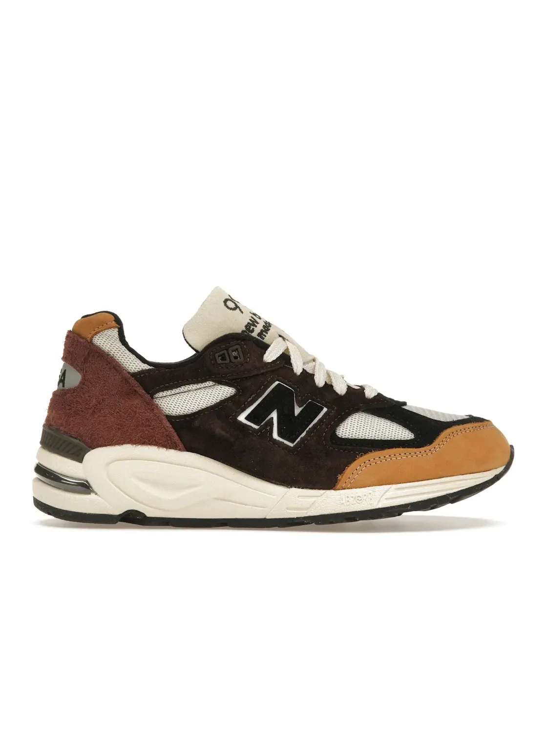 Мужские кроссовки Lifestyle с многоцветным дизайном New Balance 990v2 MiUSA — изображение 1 из 4