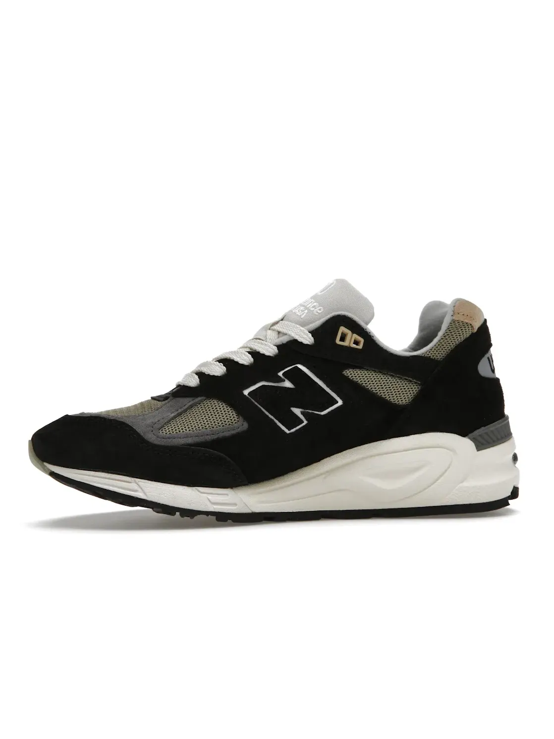 Мужские кроссовки Lifestyle с камуфляжным принтом New Balance 990v2 New Balance — изображение 3 из 4, черный
