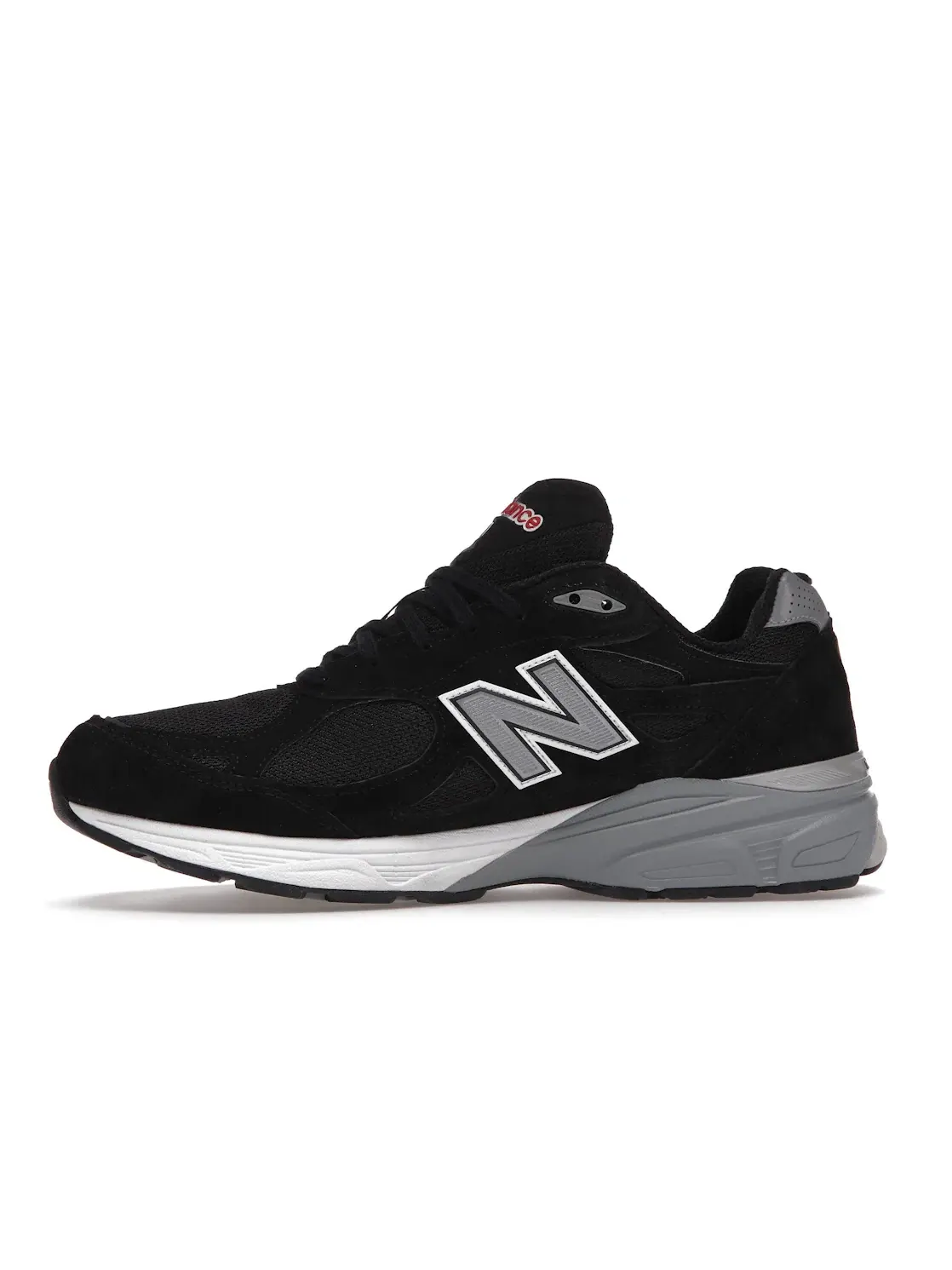 Мужские кроссовки Lifestyle с замшевым верхом New Balance 990v3 — изображение 3 из 4, черный/белый