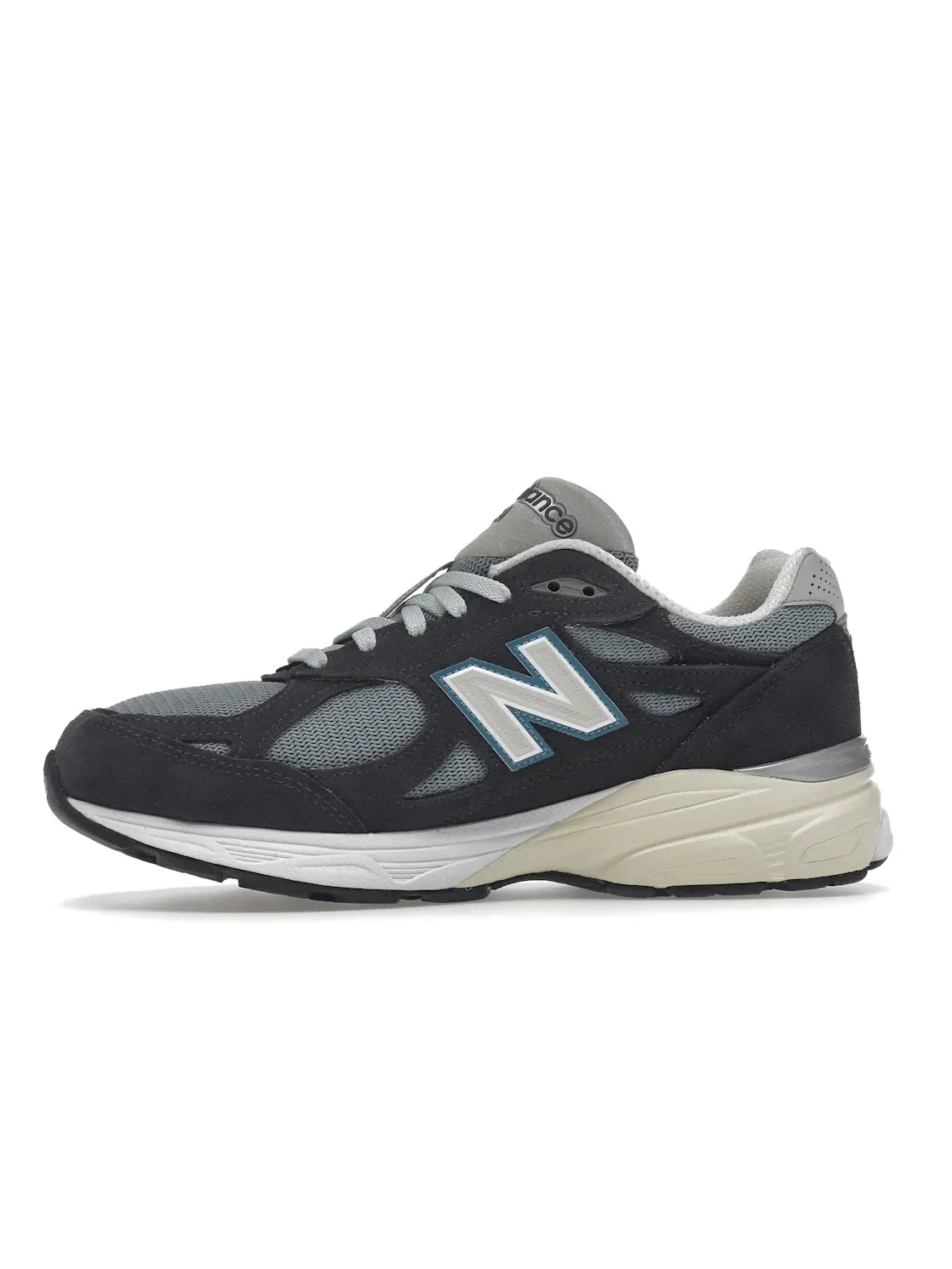 Мужские кроссовки lifestyle с замшевым верхом New Balance 990v3 Kith — изображение 3 из 4, синий/серый
