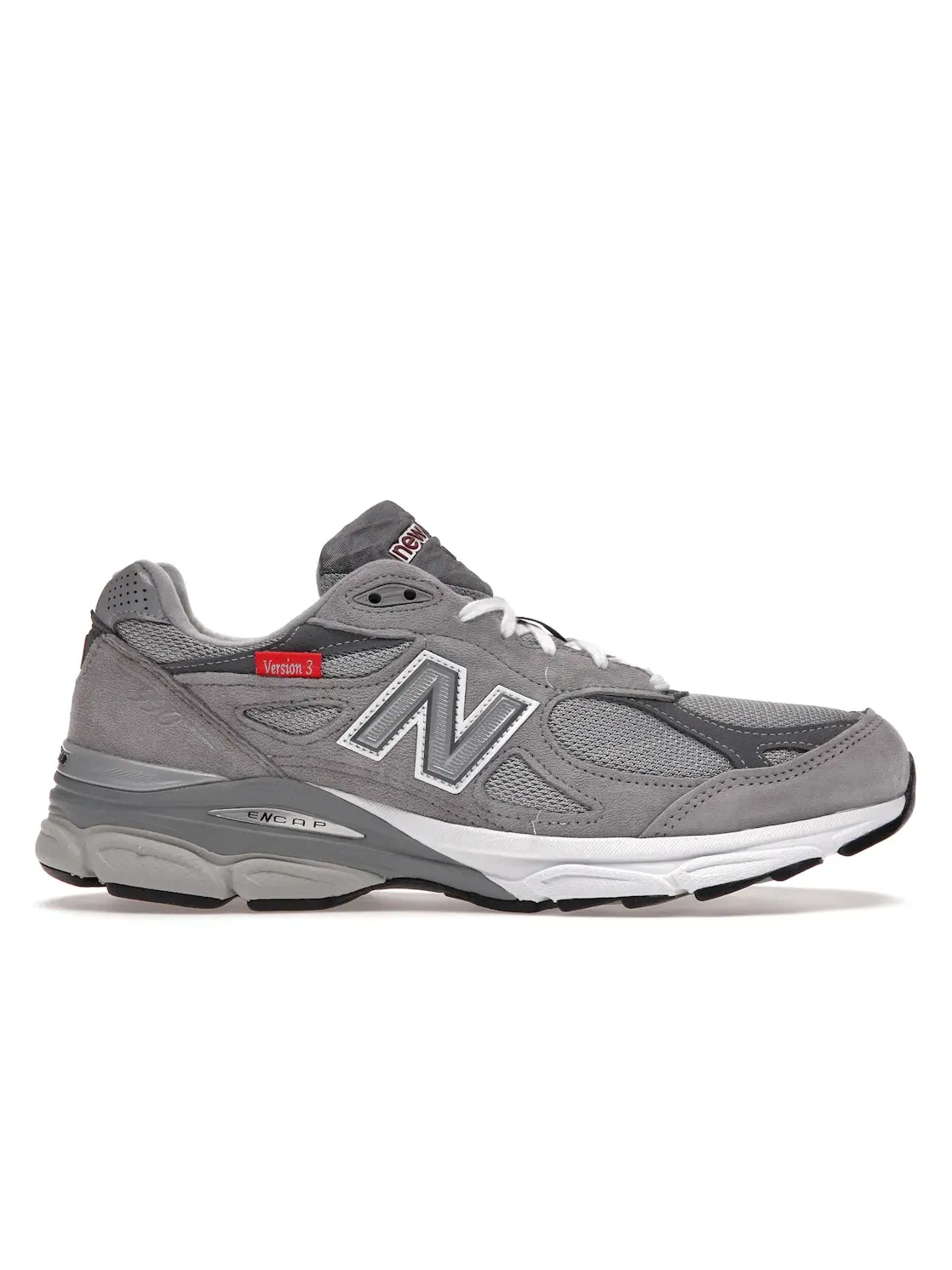 Мужские кроссовки Lifestyle New Balance 990v3 — изображение 1 из 4, серый/красный