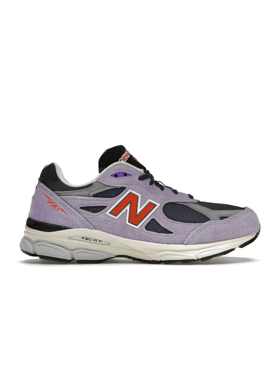 Мужские кроссовки с замшевым верхом New Balance 990v3 — изображение 1 из 4, темно-синий
