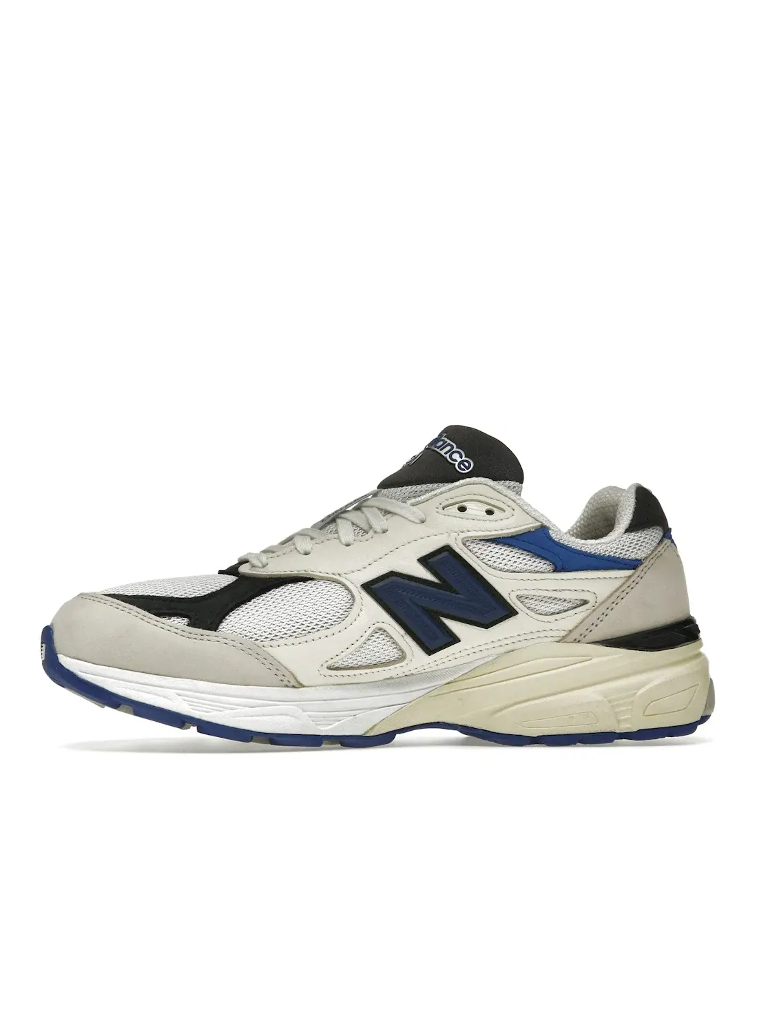 Мужские кроссовки Lifestyle с сетчатым верхом New Balance 990v3 MiUSA — изображение 2 из 3, белый синий